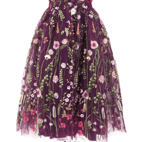 JessaKae - NWT -Mercy Dress-Purple Floral Midi Dress-1X - Picture 3 of 8